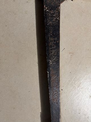 Balanza romana Tomás Rosal 1851 Tiene 175 años