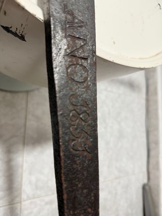 Balanza romana Tomás Rosal 1851 Tiene 175 años