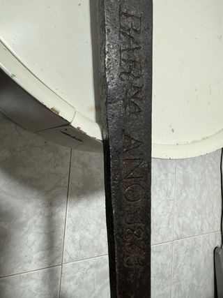 Balanza romana Tomás Rosal 1851 Tiene 175 años