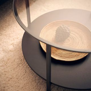 Mesa Baja Redonda IKEA VITTSJÖ Vidrio Metal