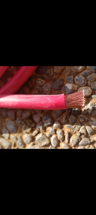 Cable unifilar 50mm Rojo