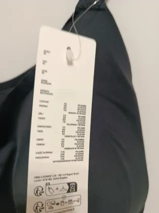 Uniqlo AIRism Sujetador sin Tirantes Talla XL