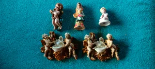 Acquasantiere acquasantini putti arte sacra