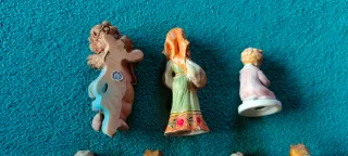 Acquasantiere acquasantini putti arte sacra