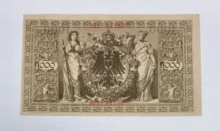 Billete 1000 Marcos 1910 Reichsbanknote