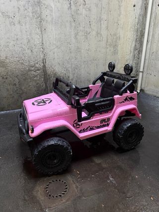 Coche eléctrico infantil rosa