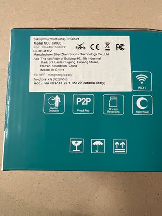 Cámara IP Sricam SP020