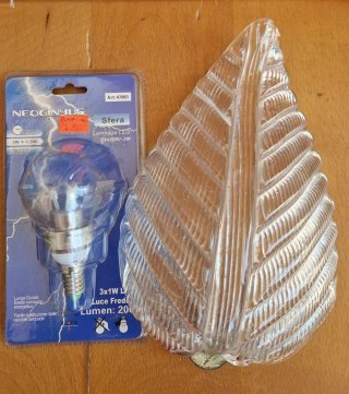 Foglia in Vetro Murano antica