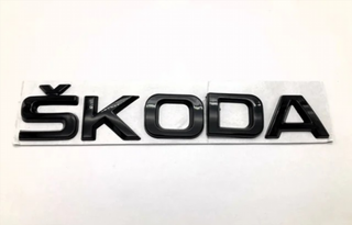 EMBLEMA LOGO TRASERO NEGRO LETRAS SKODA 2651.2