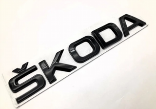 EMBLEMA LOGO TRASERO NEGRO LETRAS SKODA 2651.2