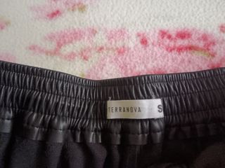 Pantaloni cargo similpelle Terranova Tg. S/M