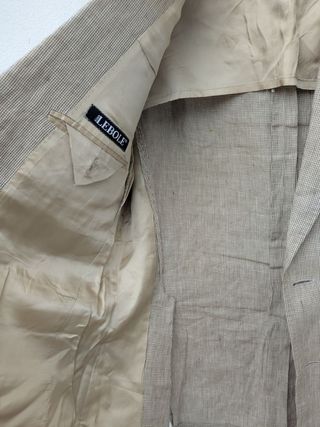Blazer vintage uomo XL lino 100% linen