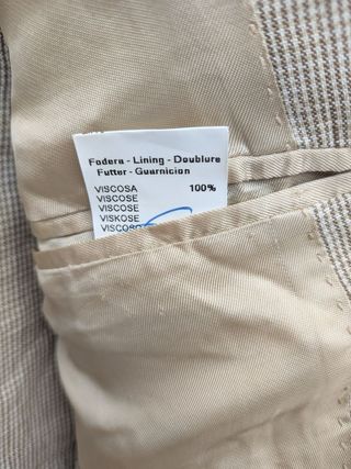 Blazer vintage uomo XL lino 100% linen