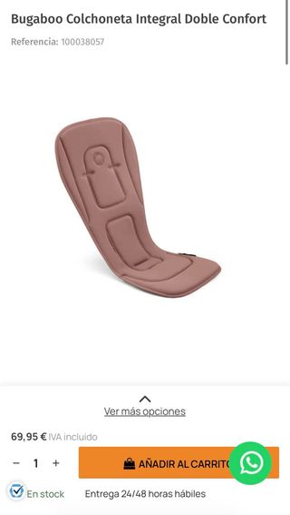 Bugaboo Fox 5 Silla Paseo gris/ Rosa.