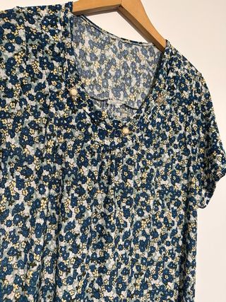 Vestido estampado floral señora