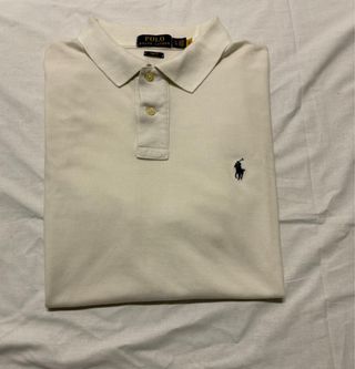 Polo Ralph Lauren Bianco Panna Uomo Slim Fit