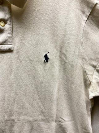 Polo Ralph Lauren Bianco Panna Uomo Slim Fit