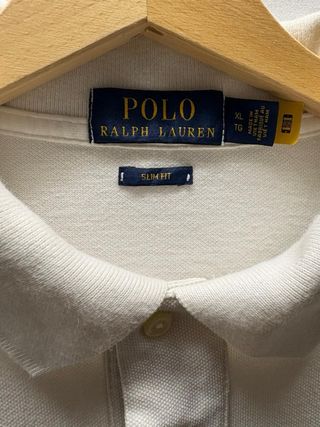 Polo Ralph Lauren Bianco Panna Uomo Slim Fit