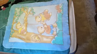 Manta Peluche Ositos Columpio Infantil