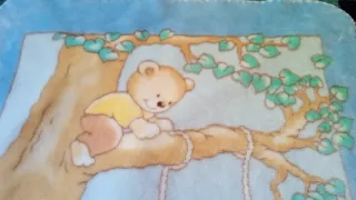 Manta Peluche Ositos Columpio Infantil