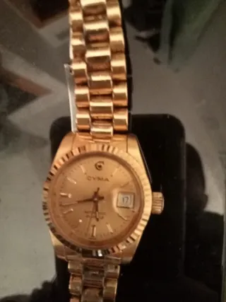 Reloj Cyma Automático Dorado