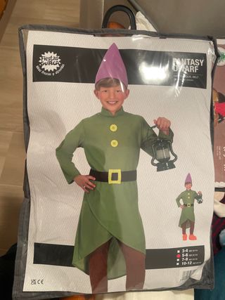 Disfraz Enanito Fantasía Talla 5-6