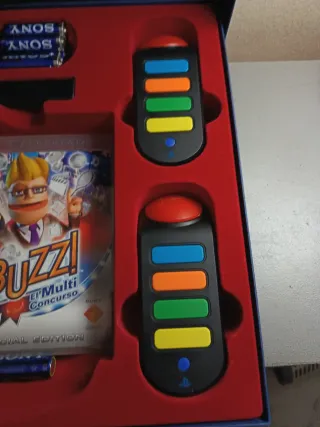 Buzz Multiconcurso + 4 Buzzers Sony