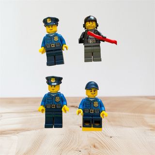 Lote LEGO Minifiguras Policía + Vehículos