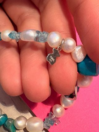 Pulsera TOUS perlas y plata