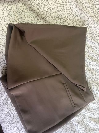 Falda pantalón Zara marrón