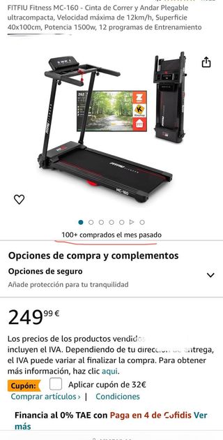 cinta de correr nueva