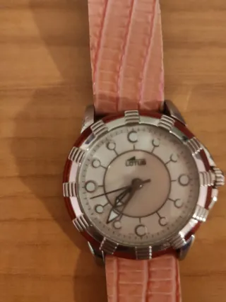 Reloj Lotus Mujer Rosa y Plateado