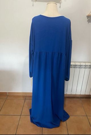 Vestido largo azul