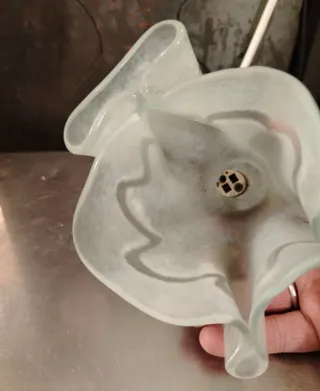 11 Porta lampade in vetro colorato a sospensione