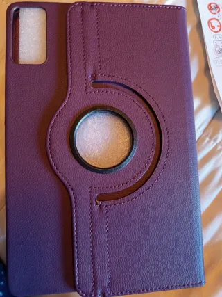 Funda para tablet morada con giro 360