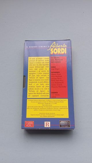In Nome del Popolo Sovrano Alberto Sordi Vhs