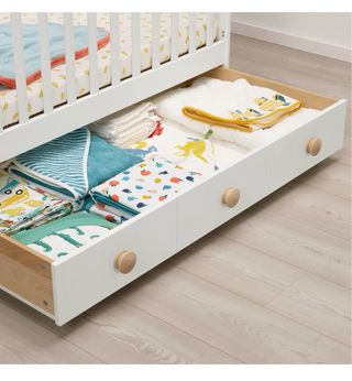 Cuna Ikea Blanca convertible en cama