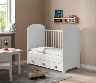 Cuna Ikea Blanca convertible en cama
