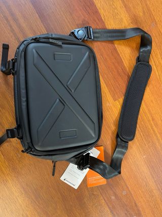 Bandolera negra para equipo fotográfico