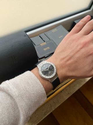 Hublot MDM GMT Automático Acero Negro