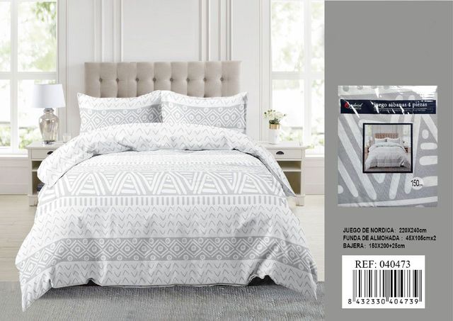 Juego de sábanas 4 piezas 150