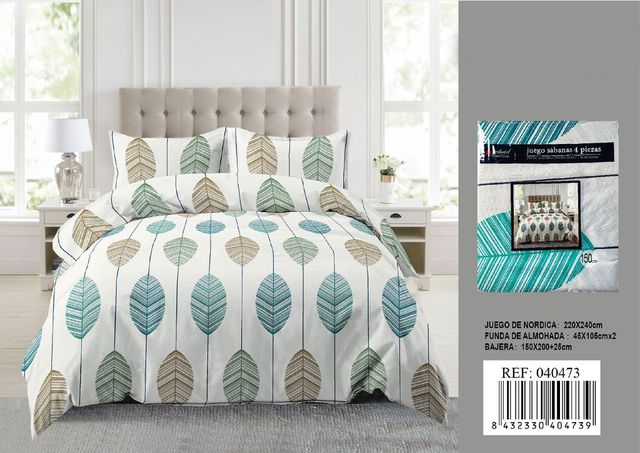 Juego de sábanas 4 piezas 150