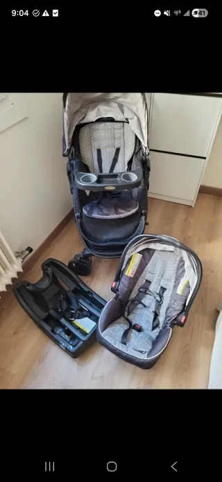 Carrito, base y maxi cosi Graco