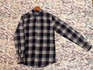 Camisa MLN cuadros azul y blanco Talla S