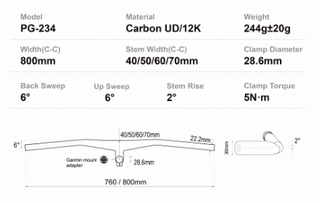Manillar Carbono Integrado