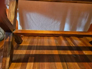 Mesa Comedor Cristal y Madera + 4 Sillas