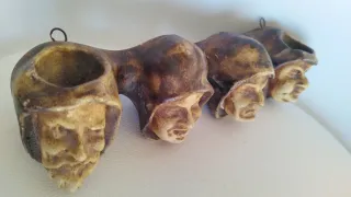 Supporto per pipe vintage di metà secolo scorso