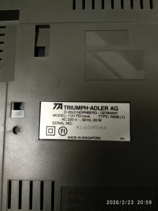 Calculadora Impresora TA 1121 PD Nova