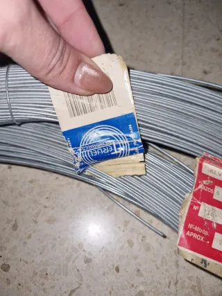 Alambre Teruel Galvanizado N°10 Rollo 300m