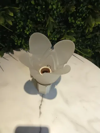 Antigua Lámpara colgar  flor tulipa